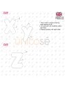 MOLDE COJIN ABECEDARIO 2231