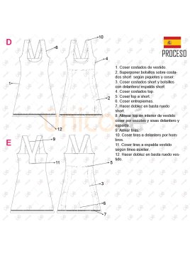 MOLDE DEPORTE PADLE MUJER 2246