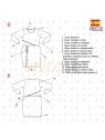 MOLDE VESTIDO ASIMETRICO MUJER 2229