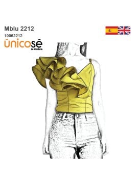 MOLDE BLUSA ASIMETRICA MUJER 2212