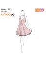 MOLDE VESTIDO PLATO MUJER 2231
