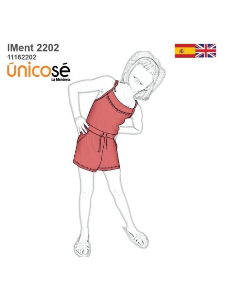 MOLDE ENTERITO CORTO NIÑA 2202