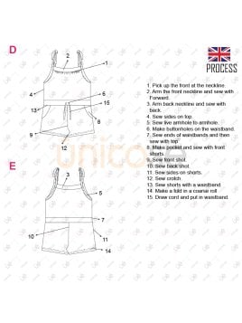 MOLDE ENTERITO CORTO NIÑA 2202