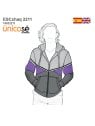 MOLDE CHAQUETA ESCOLAR CORTES 2211