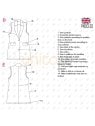 MOLDE CHAQUETA SIN MANGAS MUJER 2212