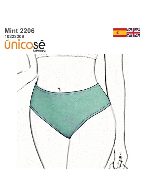 MOLDE INTERIOR CALZON ALTO MUJER 2206