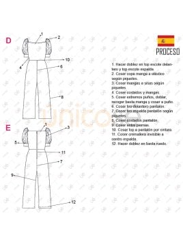 MOLDE ENTERITO CLASICO NIÑA 2204