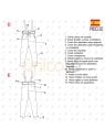 MOLDE PANTALON TIRANTES MUJER 2302
