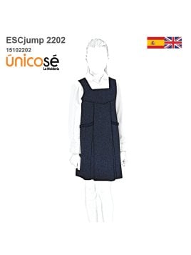 MOLDE JUMPER PINZADO ESCOLAR 2202