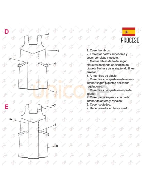 MOLDE JUMPER PINZADO ESCOLAR 2202