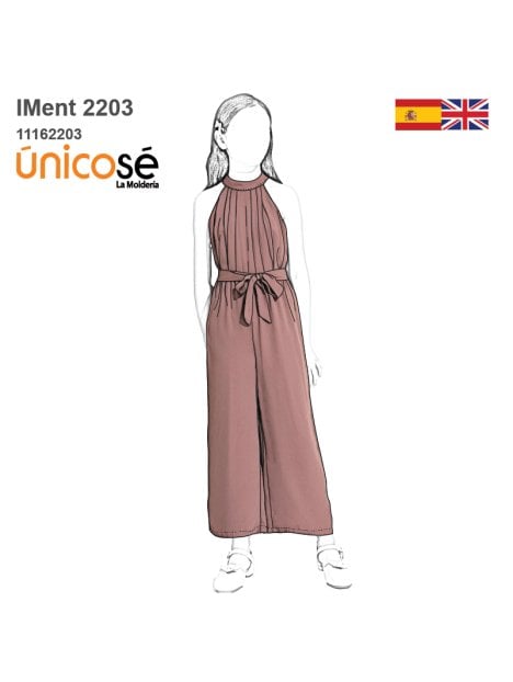 MOLDE ENTERITO HALTER NIÑA 2203