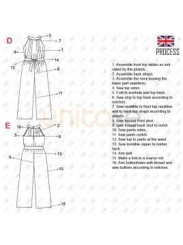 MOLDE ENTERITO HALTER NIÑA 2203