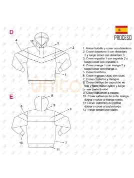 MOLDE POLERON COLOR BLOCK HOMBRE 2301
