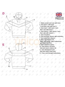 MOLDE POLERON COLOR BLOCK HOMBRE 2301