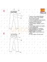 MOLDE PANTALON JEANS MOM MUJER 2301