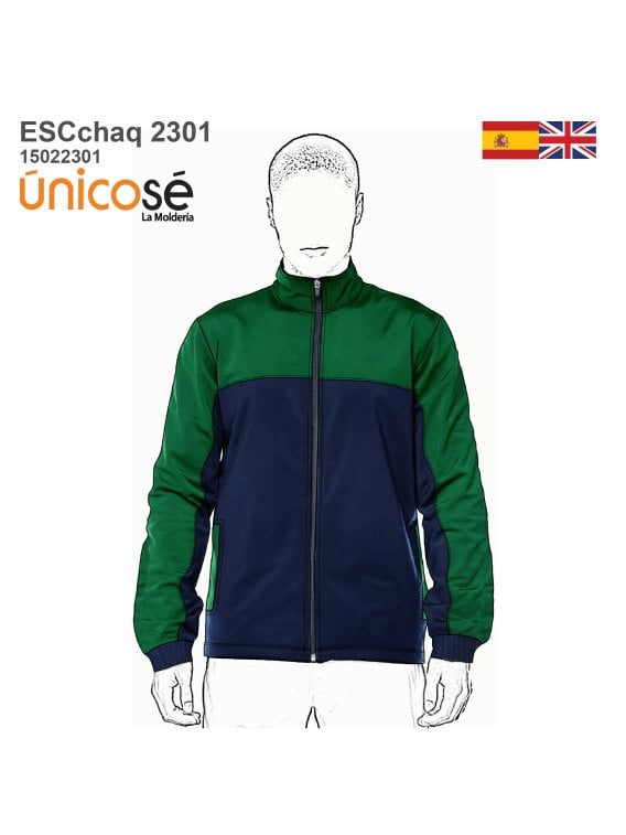 MOLDE CHAQUETA CORTES ESCOLAR 2301