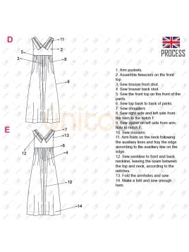 MOLDE ENTERITO LARGO MUJER 2301