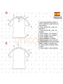 MOLDE POLERA CUELLO BOMBER MUJER 2301