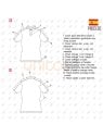 MOLDE POLERA CUELLO BOMBER MUJER 2301