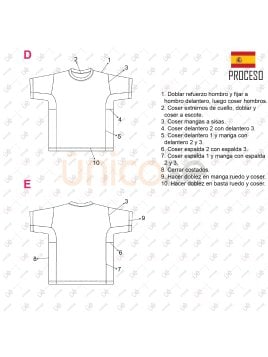 MOLDE ESCOLAR POLERA CORTES 2301