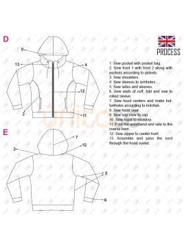 MOLDE CHAQUETA BASICA MUJER 2301