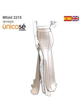 MOLDE FALDA LARGA MUJER 2215