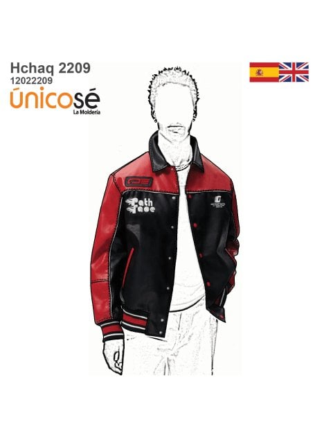MOLDE CHAQUETA CAZADORA HOMBRE 2209