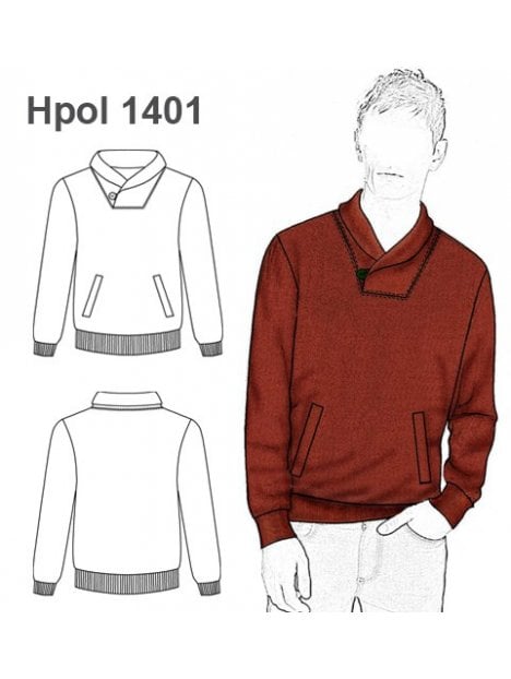 POLERON BASICO HOMBRE 1401