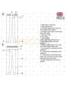 MOLDE PANTALON CLASICO HOMBRE 2302