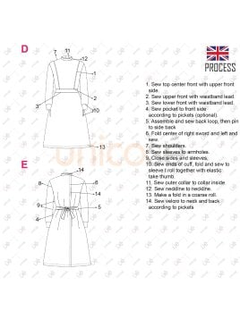 MOLDE BATA QUIRURGICA MUJER RT 2311