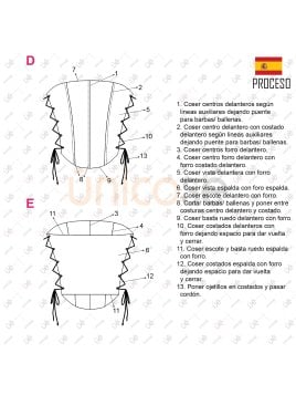 MOLDE TOP CORSET MUJER 2301