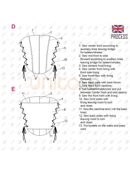 MOLDE TOP CORSET MUJER 2301