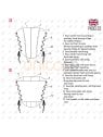 MOLDE TOP CORSET MUJER 2301