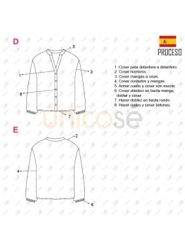 MOLDE BLUSA BASICA MUJER 2301