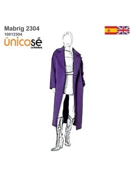 MOLDE ABRIGO OVERSIZE MUJER 2304