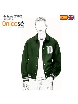 MOLDE CHAQUETA BOMBER HOMBRE 2302