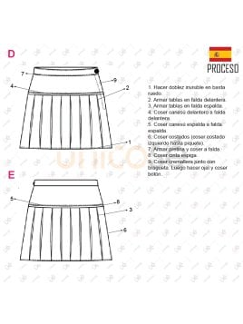 FALDA ESCOLAR TABLAS 1702