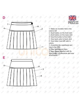 FALDA ESCOLAR TABLAS 1702