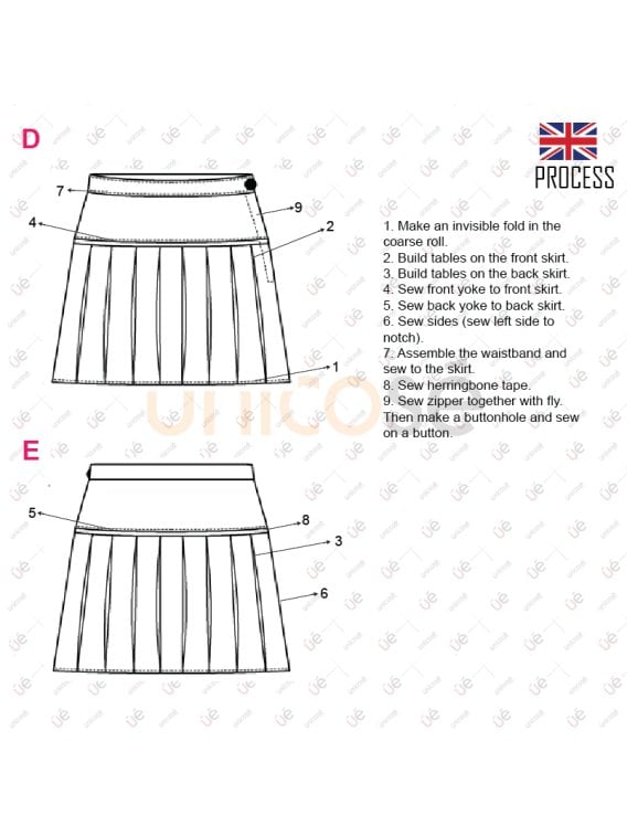FALDA ESCOLAR TABLAS 1702