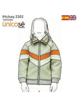 MOLDE CHAQUETA CAZADORA NIÑO 2302