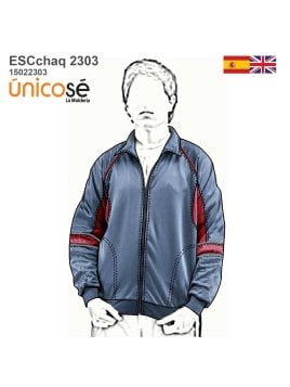 MOLDE CHAQUETA ESCOLAR CORTES 2303