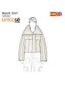 MOLDE PARKA CORTA MUJER 2301