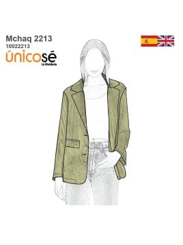 MOLDE CHAQUETA BLAZER MUJER 2213