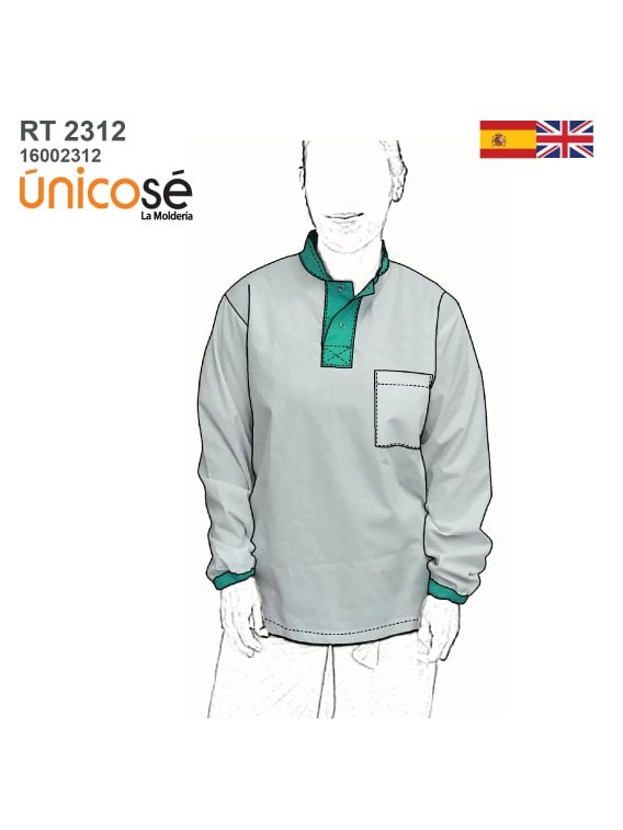 MOLDE CAMISA TRABAJO RT 2312