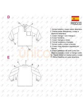 MOLDE CAMISA TRABAJO RT 2312