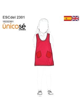 MOLDE DELANTAL PINTORA ESCOLAR 2301