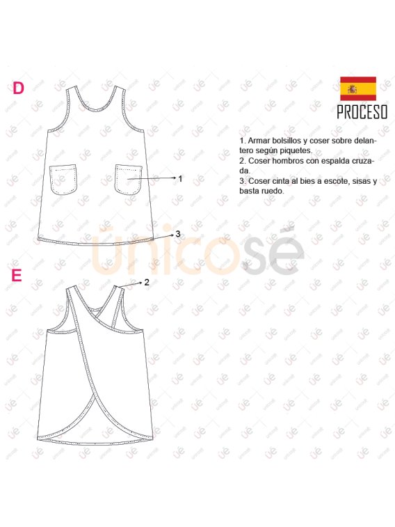 MOLDE DELANTAL PINTORA ESCOLAR 2301