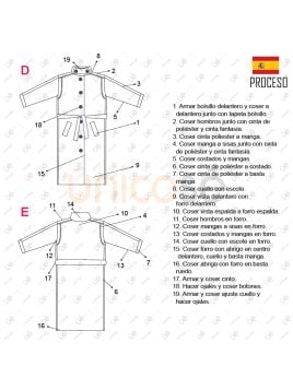MOLDE ABRIGO PIEL OVERSIZE MUJER 2303