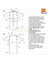 MOLDE ABRIGO PIEL OVERSIZE MUJER 2303
