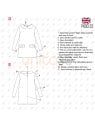 MOLDE VESTIDO CUELLO BEBE NIÑA 2301